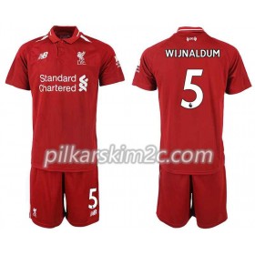 Koszulka Liverpool WIJNALDUM 5 Dziecięca Główna 2018-2019 - Koszulki Piłkarskie